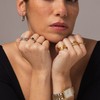 Naisten sormus One Jewels OJBR05G-4 Kullattu 4